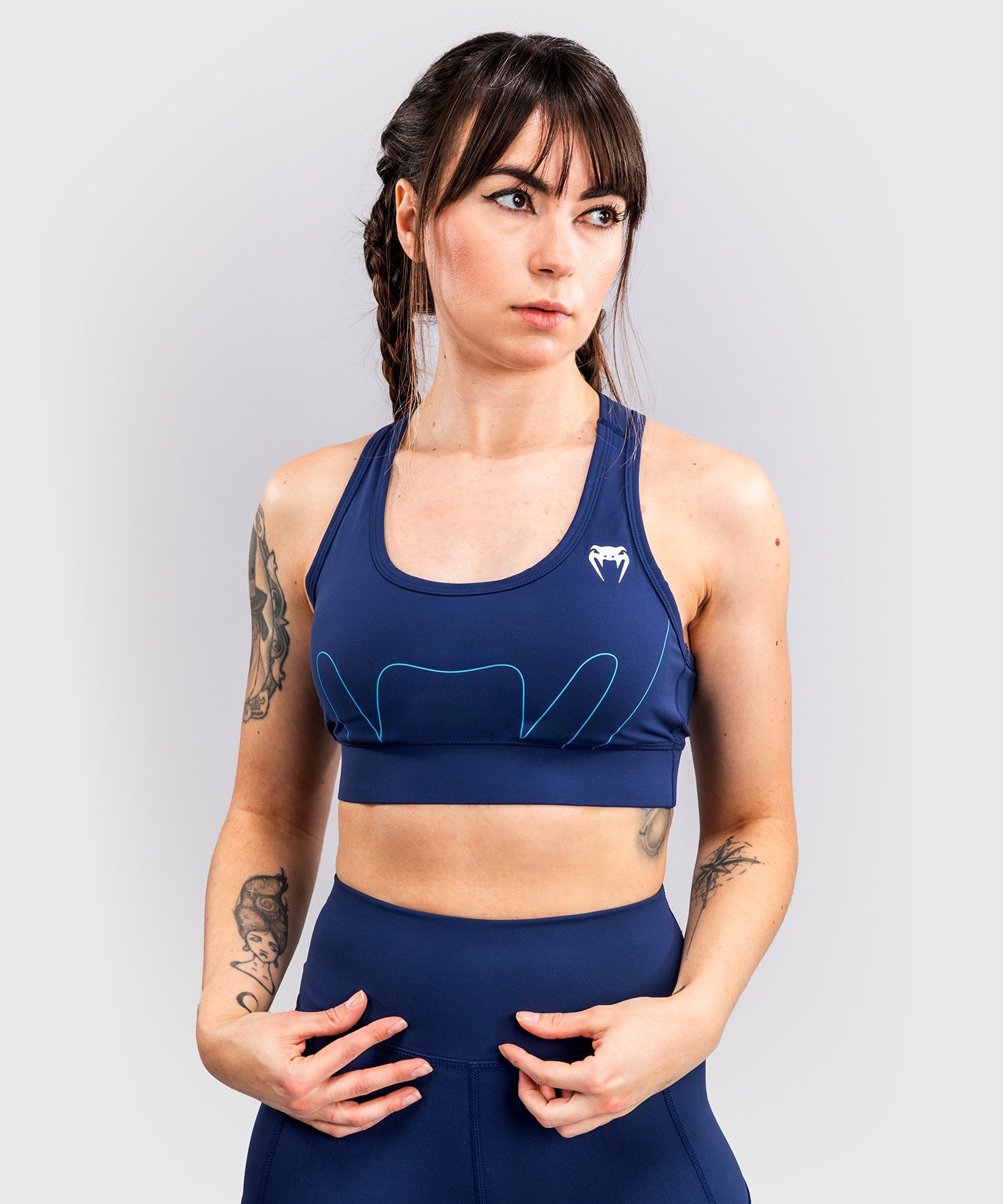 Brassière de Sport Venum X Top Rank Original pour Femmes - Bleu Marine