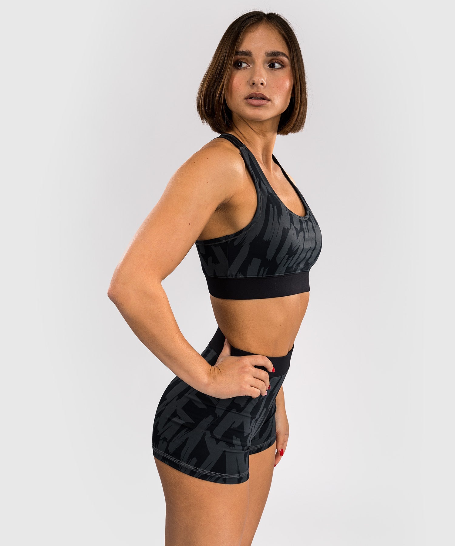 Brassière de Sport pour Femmes Venum Graffiti - Urban Charcoal