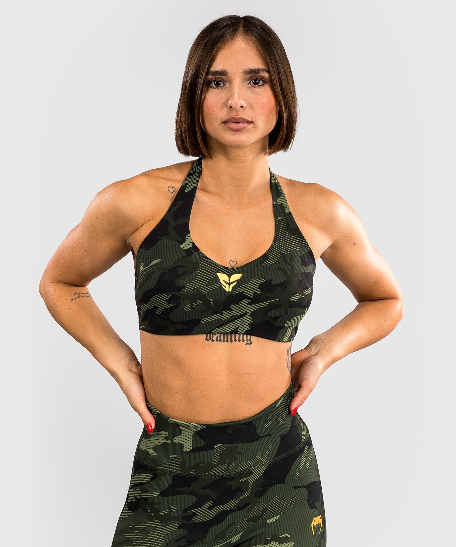 Brassière de sport pour Femmes Venum x Sophia Rose - Forest Camo