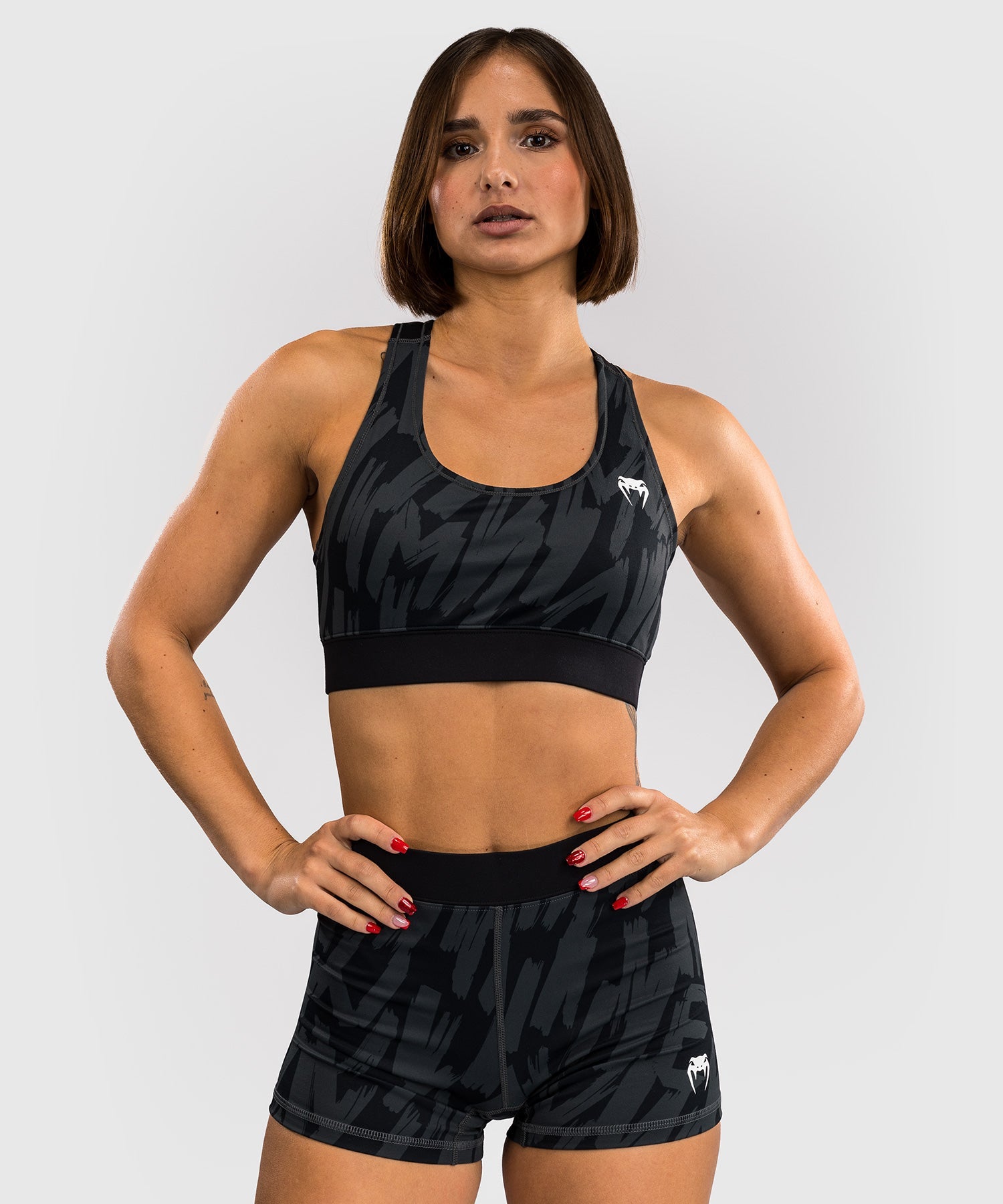 Brassière de Sport pour Femmes Venum Graffiti - Urban Charcoal