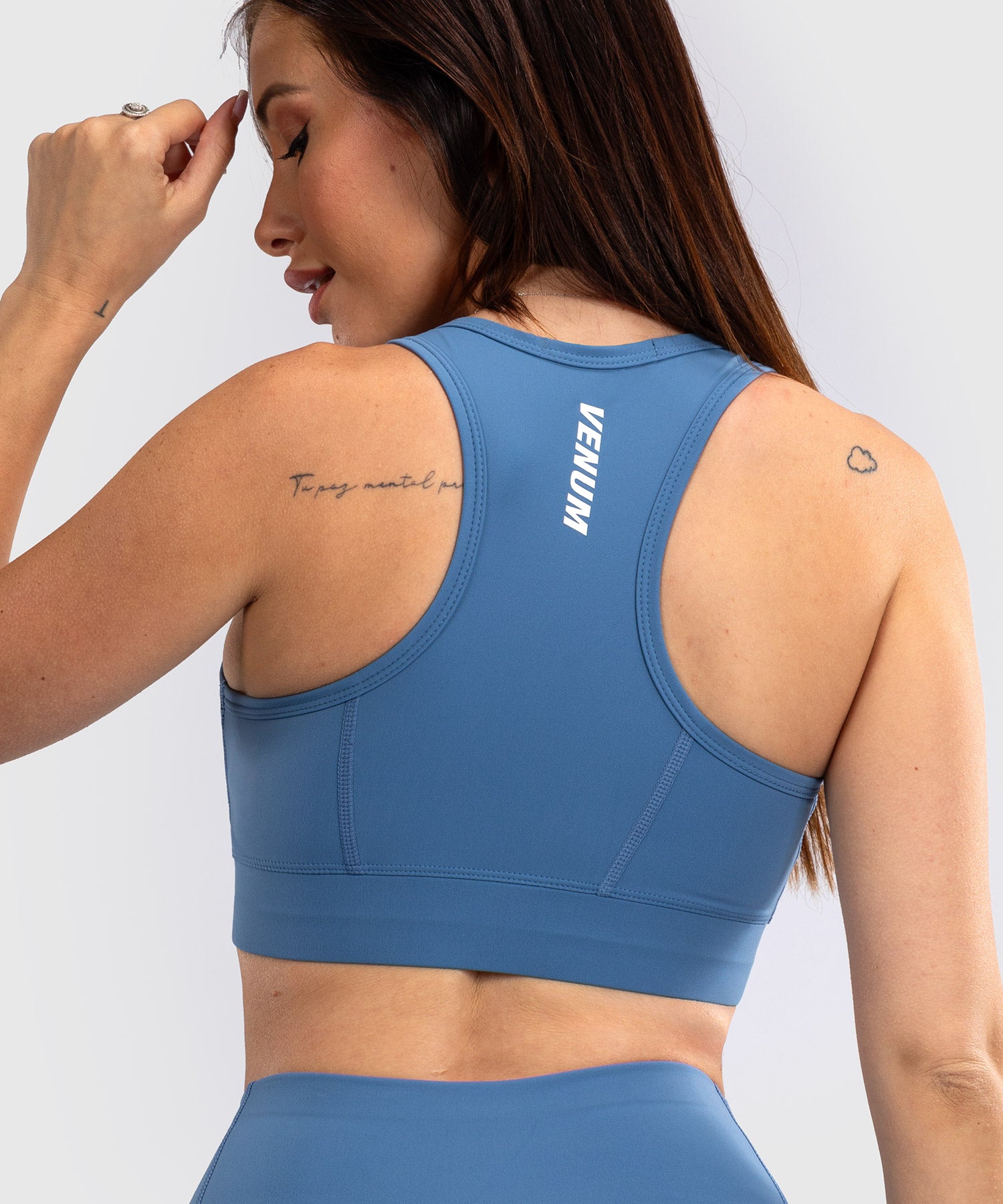 Brassière de Sport Venum Essential Medium Impact pour Femmes - Bleu Tempête