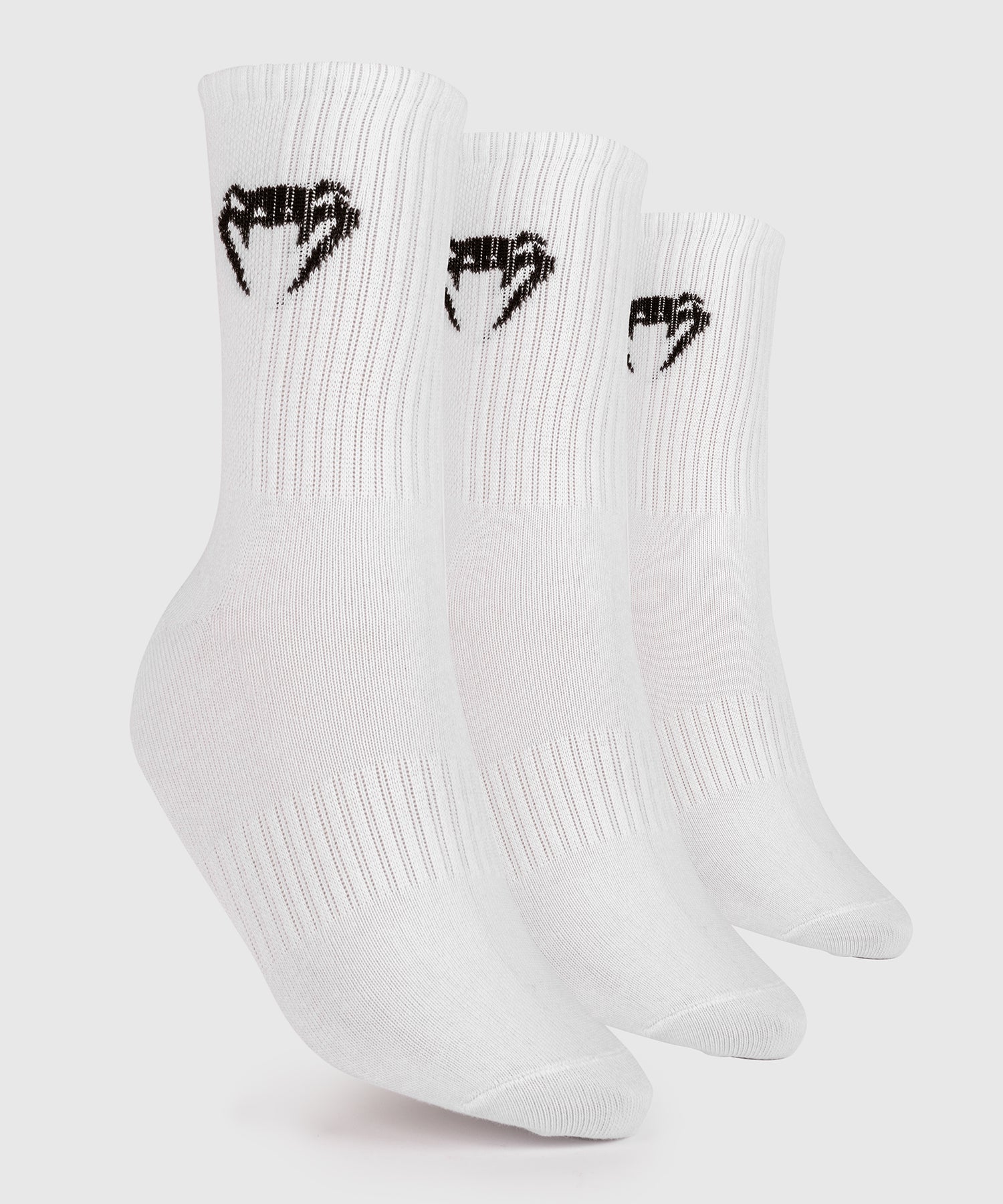 Chaussettes Venum Classic - Lot de 3 paires - Blanc/Noir