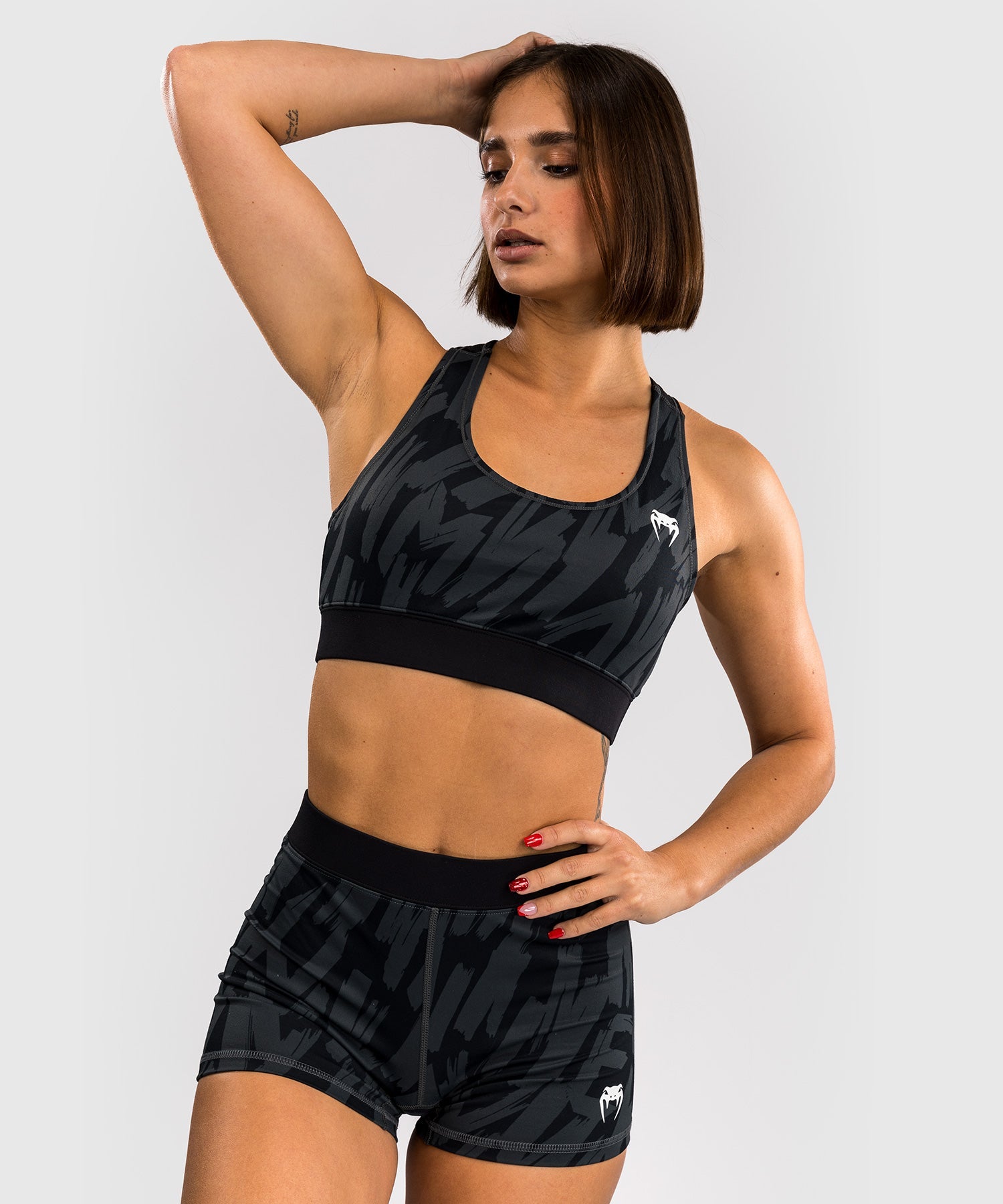 Brassière de Sport pour Femmes Venum Graffiti - Urban Charcoal