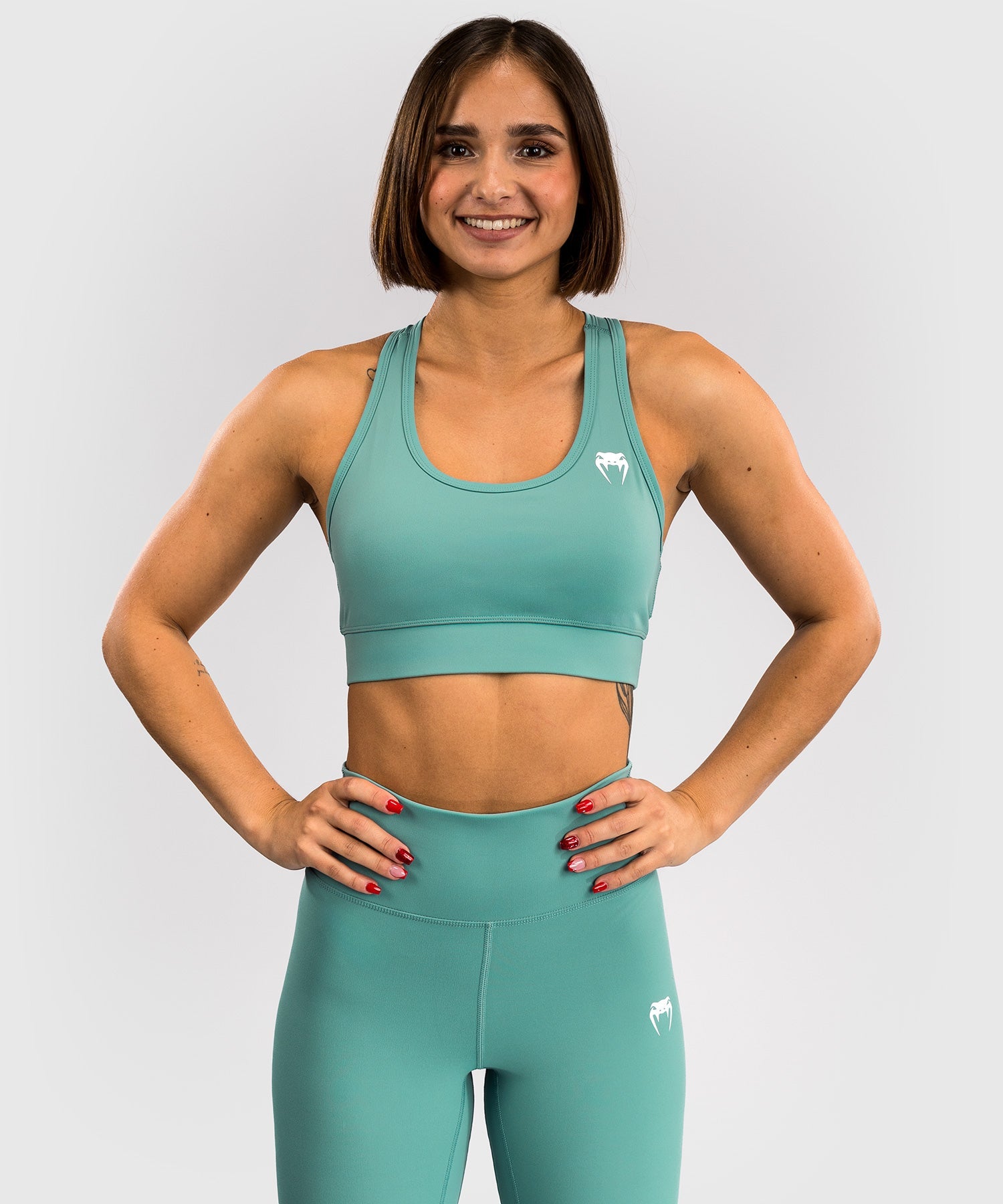 Brassière de Sport Venum Essential Medium Impact pour Femmes - Vert d'Eau