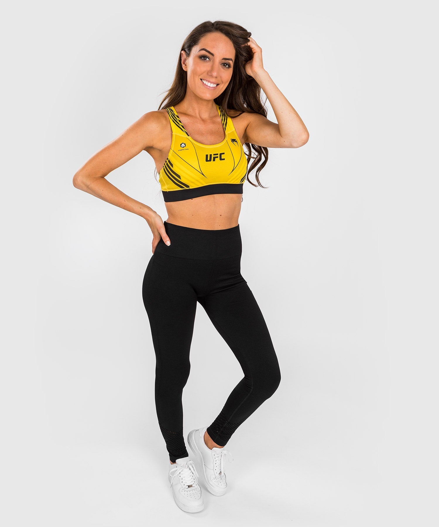 Brassière Femme UFC Venum Authentic Fight Night 1.0 - Jaune