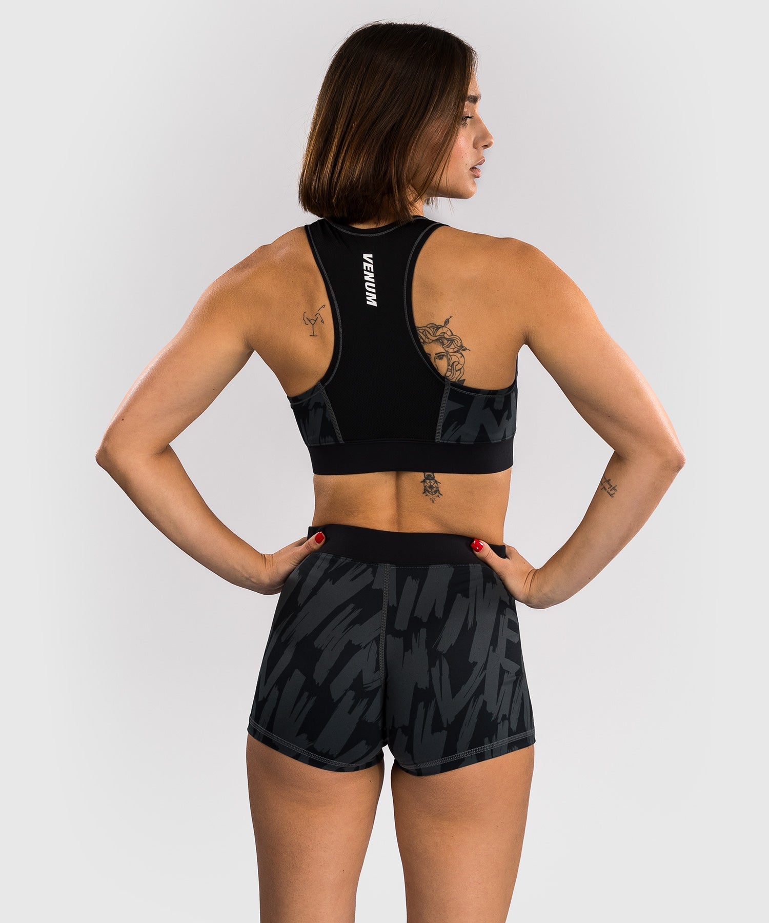 Brassière de Sport pour Femmes Venum Graffiti - Urban Charcoal