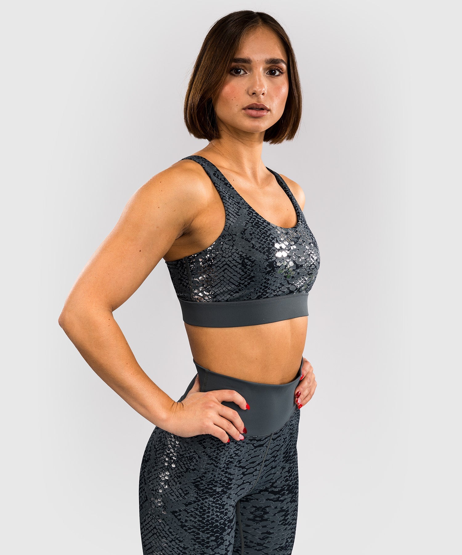 Brassière de sport pour Femmes Venum Amazonia - Gris foncé